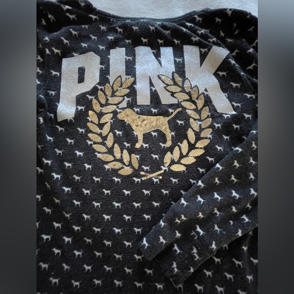 Victoria's Secrets Pink Thermal Sleep Longsleeve - Picture 1 of 9